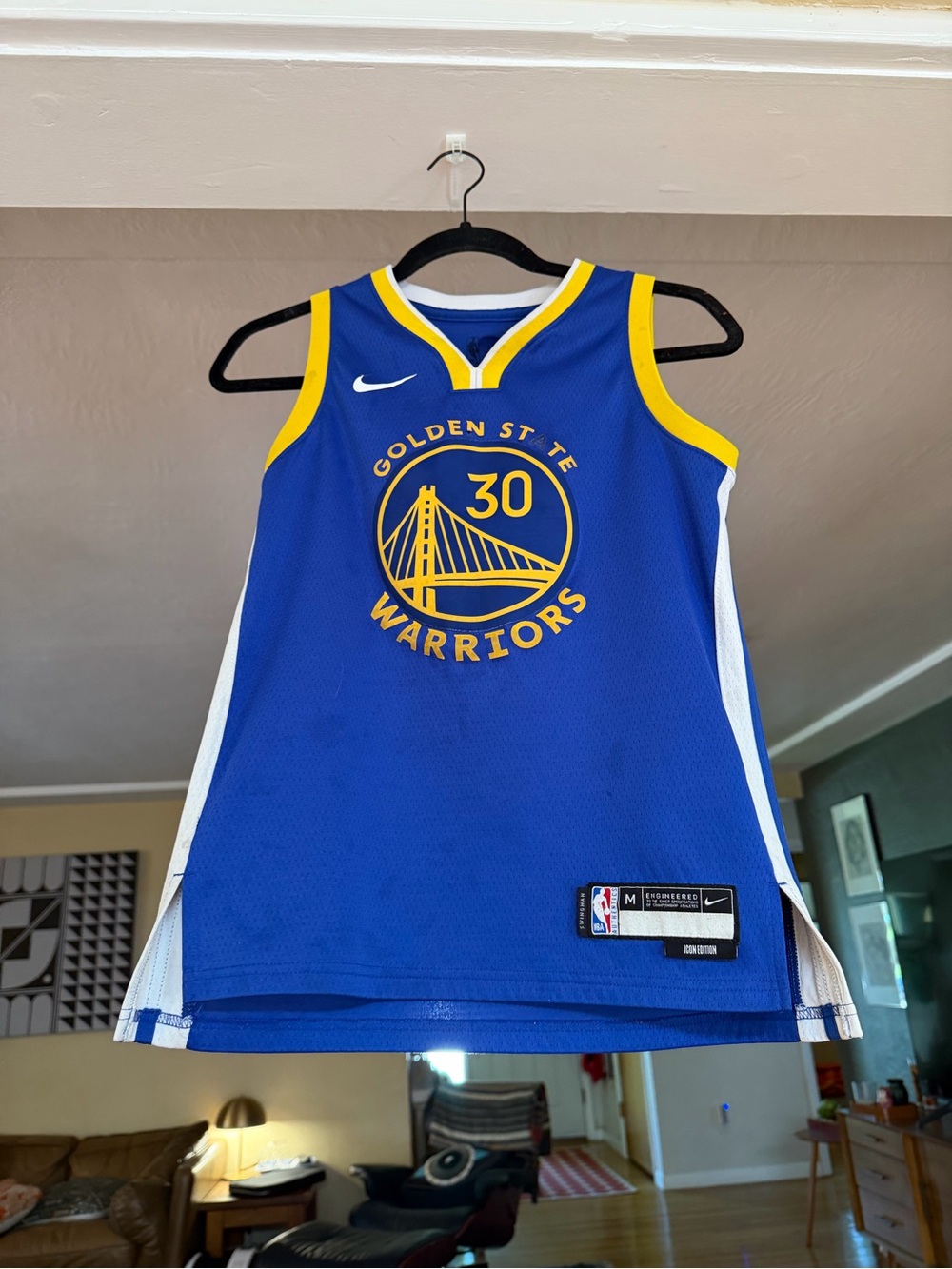 Warriors Curry jersey